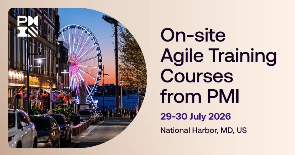 On-site Agile Training Courses from PMI